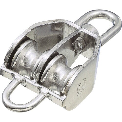 ステンレス 豆ブロック2車ベケ付