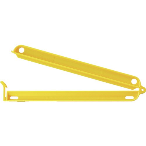大口袋用クリップ(留め幅220mm) 黄 1個入