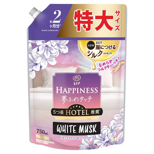 レノアハピネスRNホワイトムスク詰替特大720ml