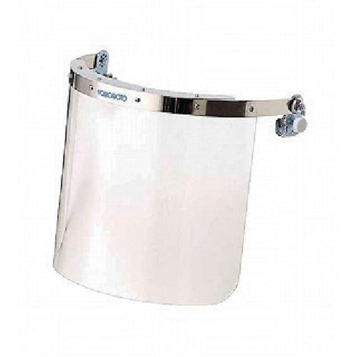 防災面 ヘルメット取付タイプ 透明