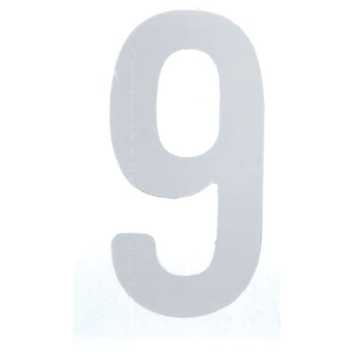 カッティング文字50mm 白 9