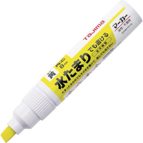 全天候マーカー蛍光イエロー<太字・角芯>