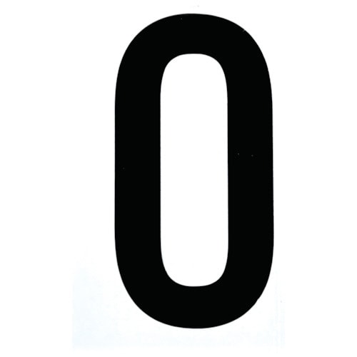 カッティング文字50mm 黒 0