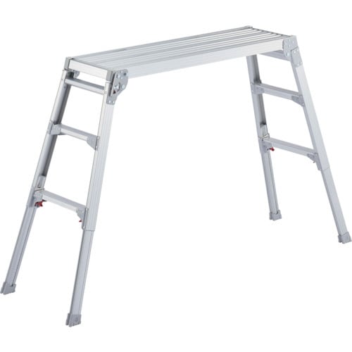 アルミ製脚部伸縮式足場台