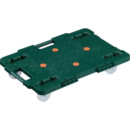 連結式ルートバン 615X415 ナイロン車輪 緑