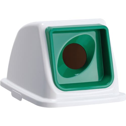 エコ分別カラーペールW65 蓋 緑丸穴 あきびん