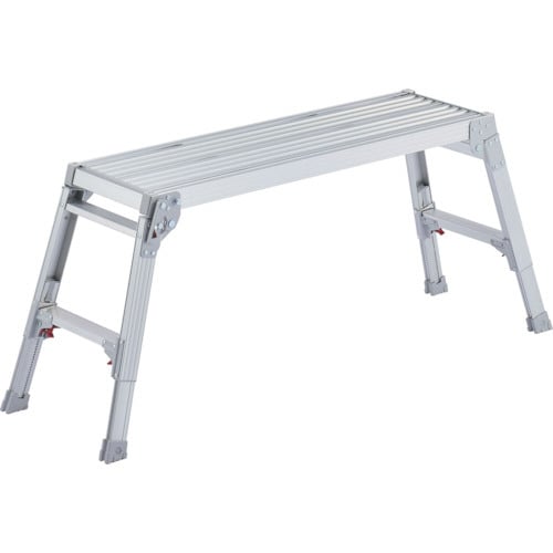 アルミ製脚部伸縮式足場台