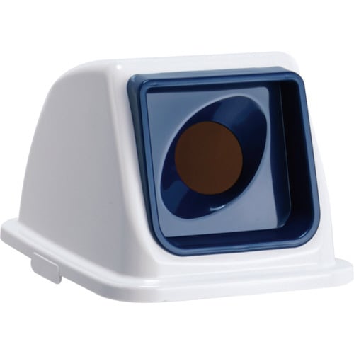 エコ分別カラーペールW65 蓋 紺丸穴 あきかん