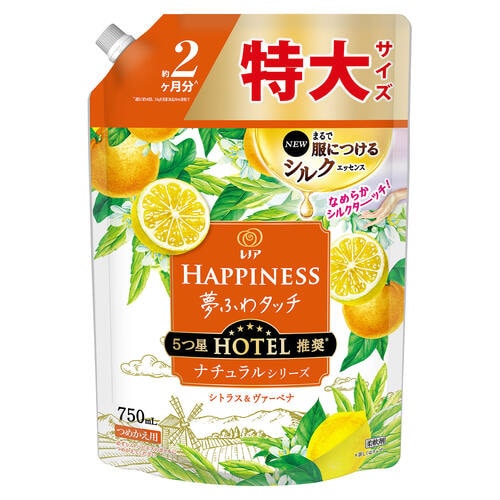 レノアハピネス夢ふわタッチシトラス&V詰替特大×8