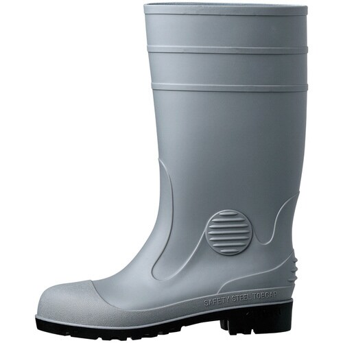 安全長靴 W1000N グレイ 24.5cm