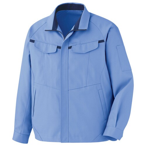 ブルゾン VE663ブルー×ネイビー 5L