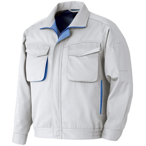 長袖ブルゾン G481 シルバーグレー 3L