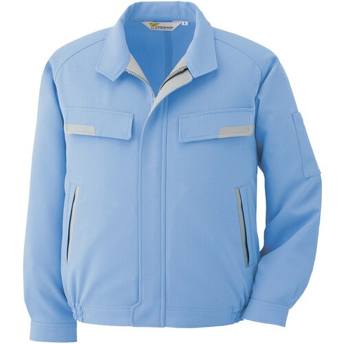 長袖ブルゾン VE73 ブルー 5L