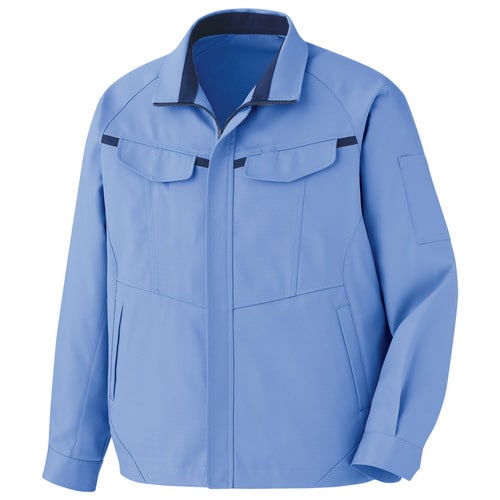 ブルゾン VE663ブルー×ネイビー LL