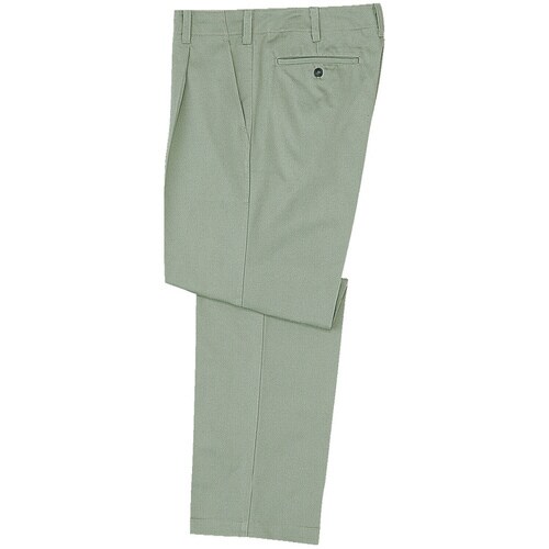 綿スラックス M6176アースグリーン 120cm