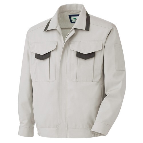 長袖ブルゾン G671 シルバーグレー S