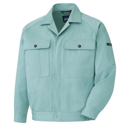 綿ブルゾン M6479 エメラルドグリーン LL