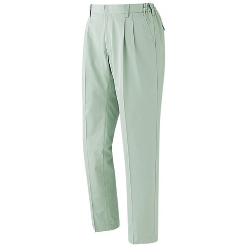 綿スラックス G366Nライトグリーン 5L