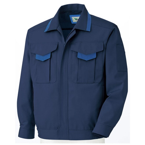 長袖ブルゾン G677 ネイビー 3L