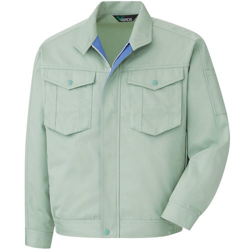 ブルゾン 帯電防止 G346 ライトグリーン LL