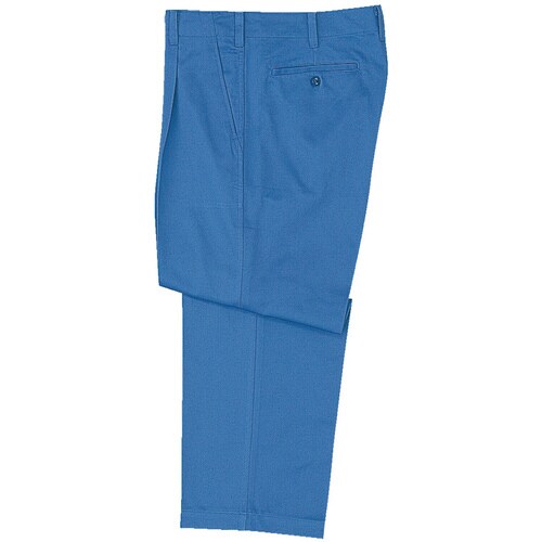 綿スラックス M6177ブルー 73cm