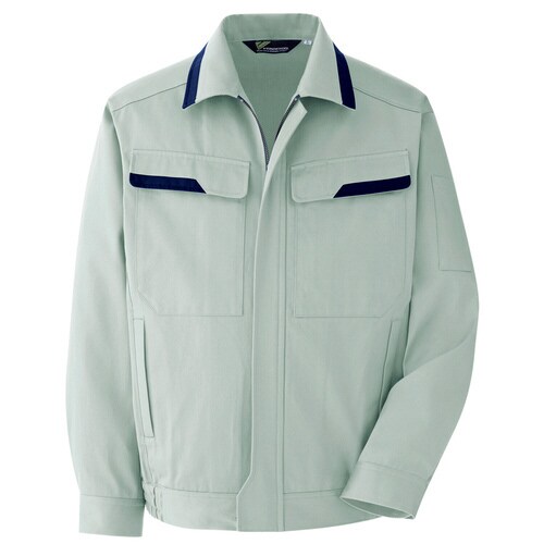 綿100%ブルゾン VE396 ライトグリーン S