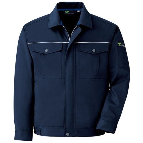 作業服 ブルゾン VE447 上 ネイビー 4L
