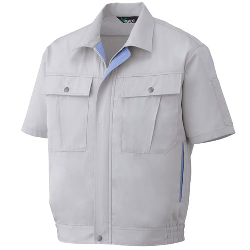 半袖ブルゾン GS561 シルバーグレー SS