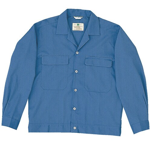 男性用長袖ジャンパー MS6003 ブルー 5L