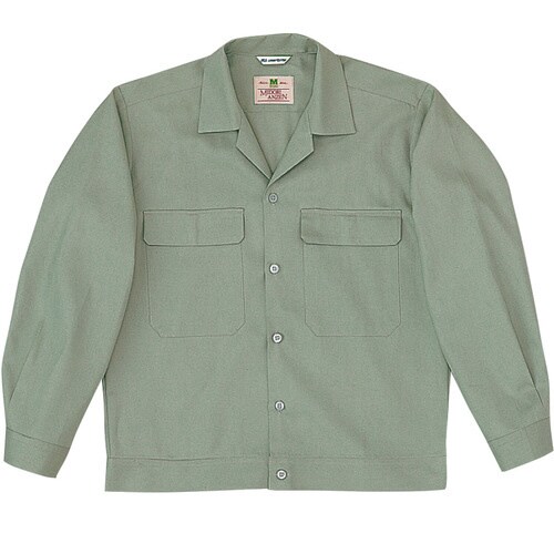 長袖ジャンパー MS4006 アースグリーン 3L