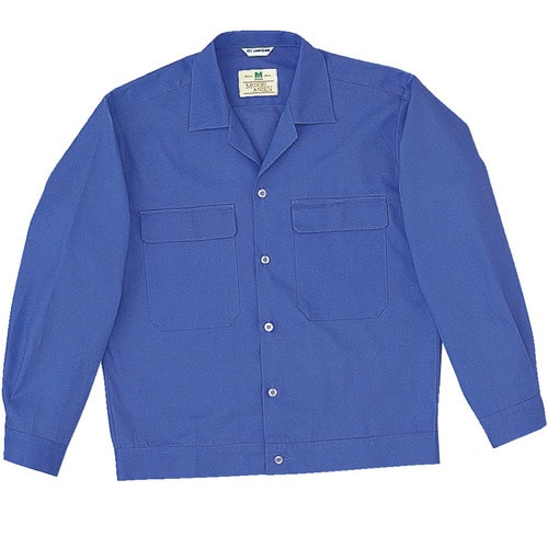 男性用長袖ジャンパー MS4003 ブルー 4L