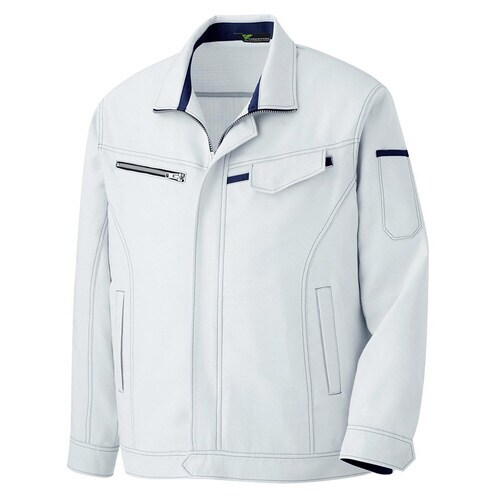 長袖ジャンパー VES2521シルバーグレー 3L