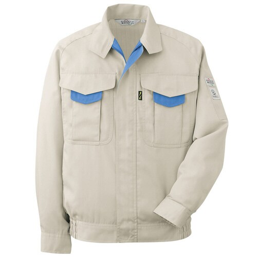 男子長袖ブルゾン RCS2190 アイボリー 5L