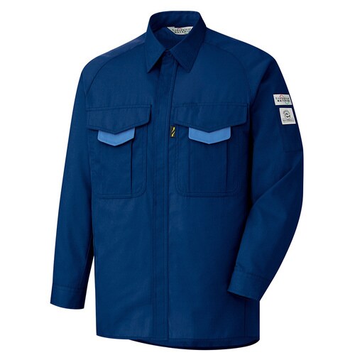 長袖シャツ RCS2207ネイビー 5L