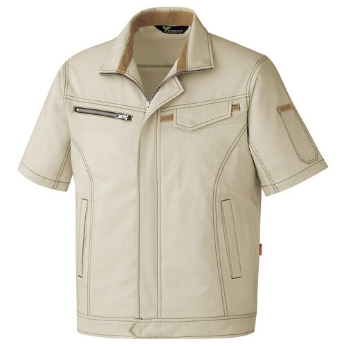 半袖ジャンパー VES520アイボリー 4L