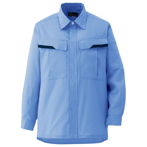 長袖シャツ VES262ライトブルー 4L