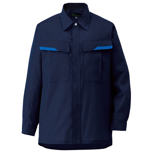 長袖シャツ VES267ネイビー M