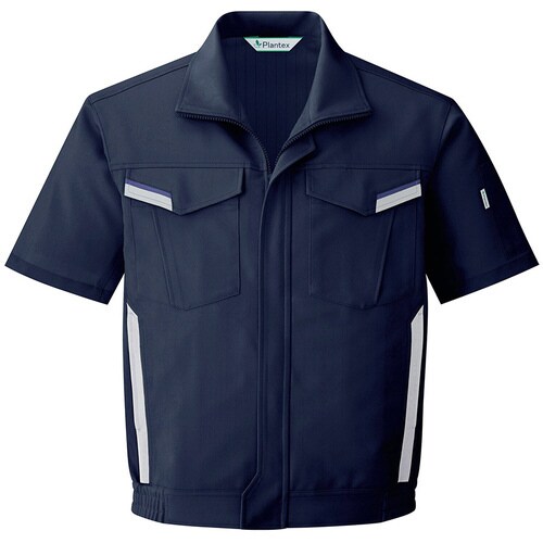 半袖ブルゾン VES367 ネイビー LL