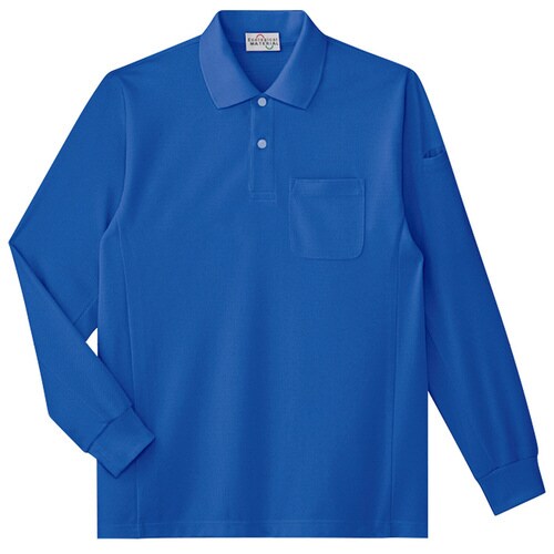 長袖ポロシャツ PS213ロイヤルブルー S