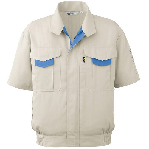 男子半袖ブルゾン RCS190 アイボリー S