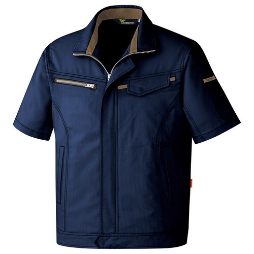 半袖ジャンパー VES527ネイビー M