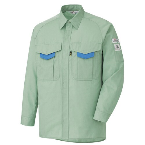 長袖シャツ RCS2206グリーン 5L