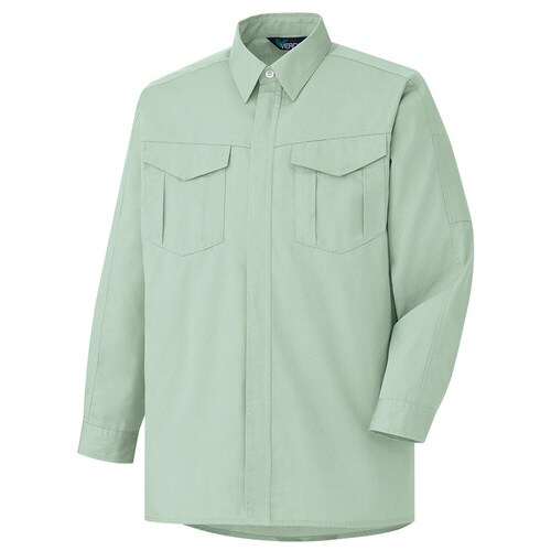 長袖シャツ GS2356ライトグリーン SS