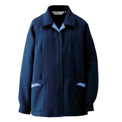 女性用長袖スモック VEL77 ネイビー 15