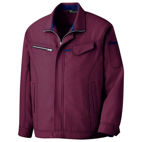 長袖ジャンパー VES2525ワイン S