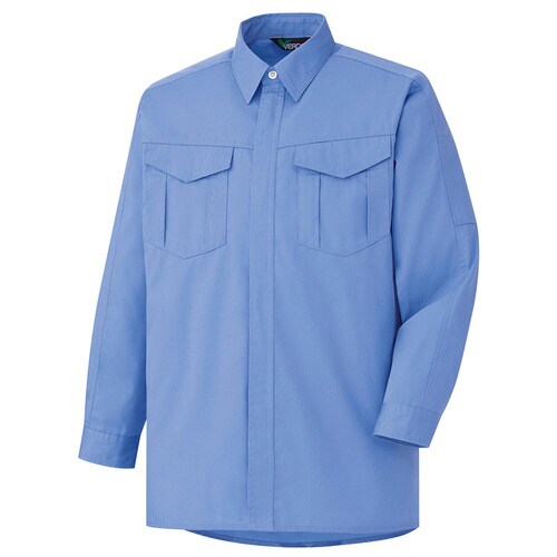E/C長袖シャツ GS2353ライトブルー M