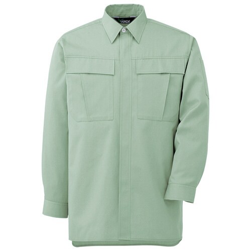 長袖シャツ GS2576 ライトグリーン 6L