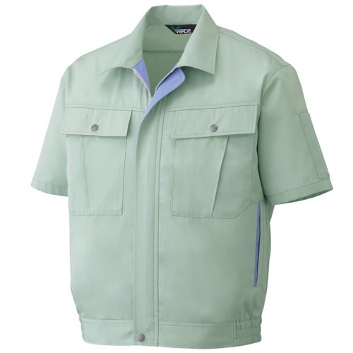 半袖ブルゾン GS566 ライトグリーン 6L