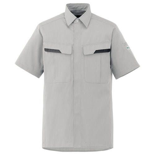 半袖シャツ VES61シルバーグレー S