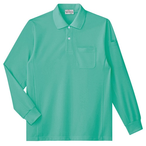 長袖ポロシャツ PS216ミントグリーン SS